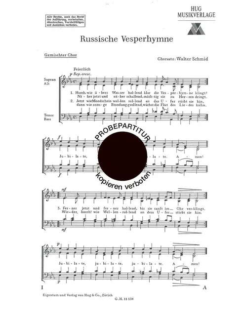 Russische Vesperhymne